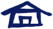 logo of house cleaned by maid, housekeeper or house cleaner